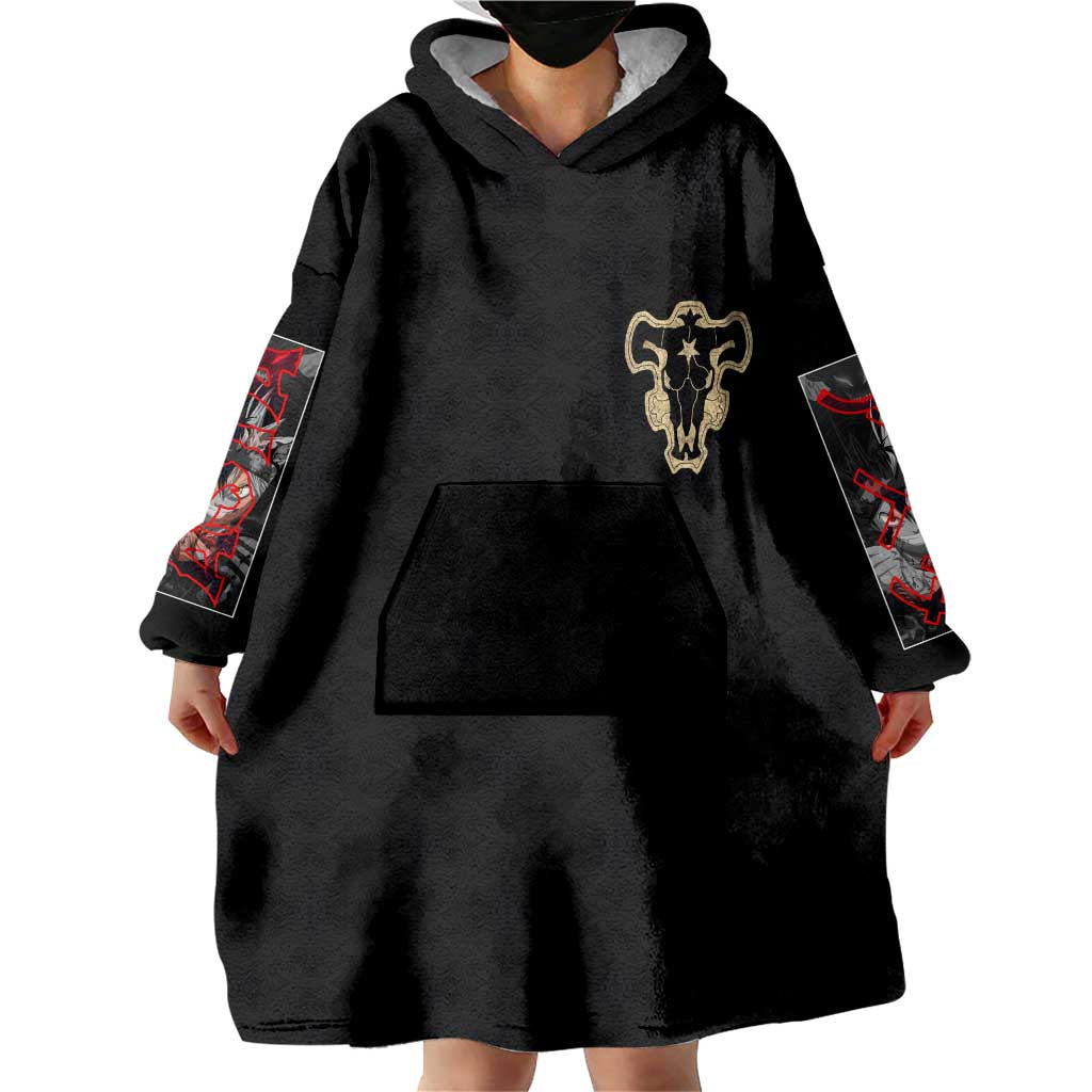 Asta Black Clover Wearable Blanket Hoodie Anime Style