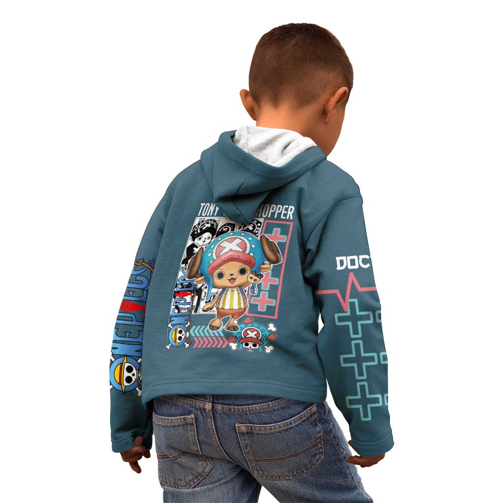 Tony Tony Chopper V2 One Piece Kid Hoodie Anime Style