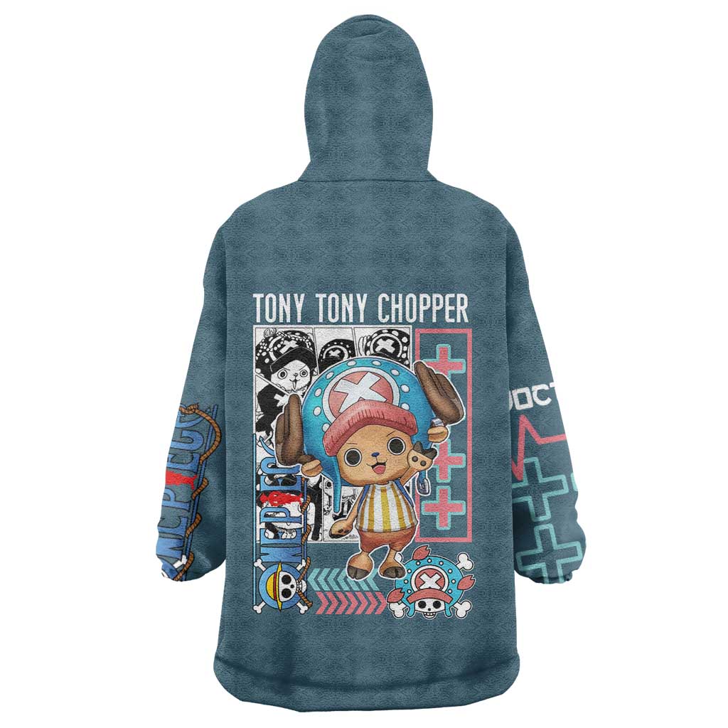Tony Tony Chopper V2 One Piece Wearable Blanket Hoodie Anime Style