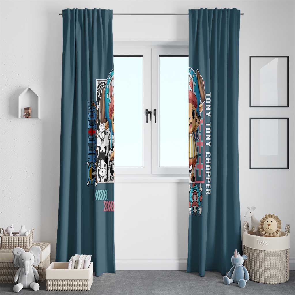 Tony Tony Chopper V2 One Piece Window Curtain Anime Style