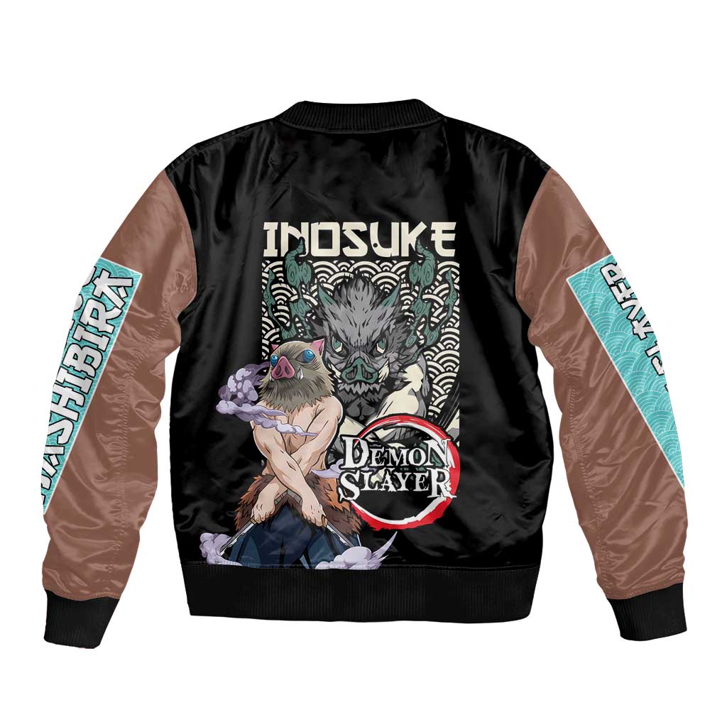 Hashibira Inosuke Demon Slayer Bomber Jacket Anime Style