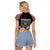 Hashibira Inosuke Demon Slayer Raglan Cropped T Shirt Anime Style