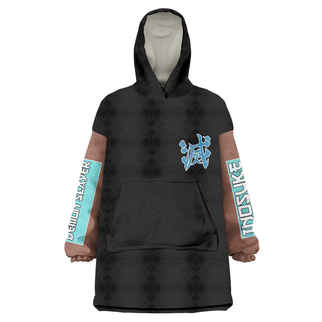 Hashibira Inosuke Demon Slayer Wearable Blanket Hoodie Anime Style