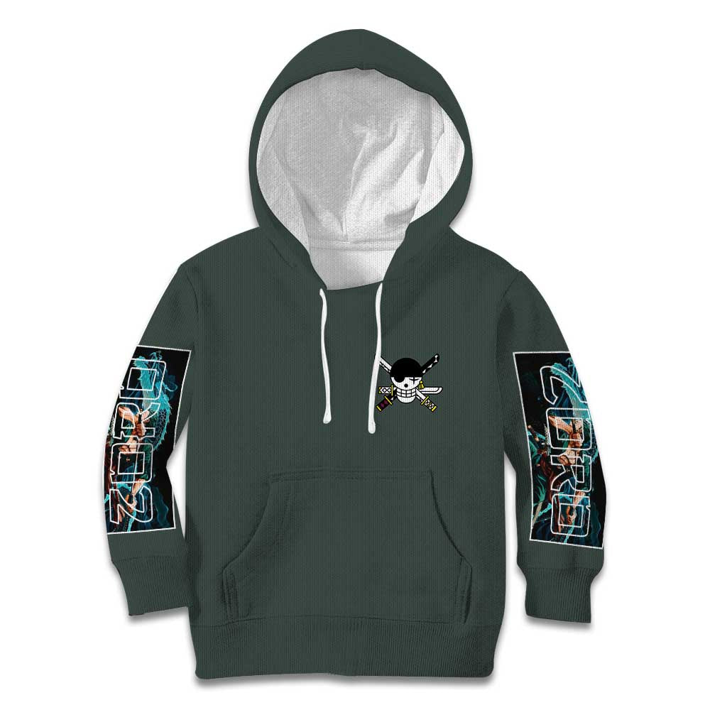 Roronoa Zoro V2 One Piece Kid Hoodie Anime Style