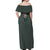 Roronoa Zoro V2 One Piece Off Shoulder Maxi Dress Anime Style