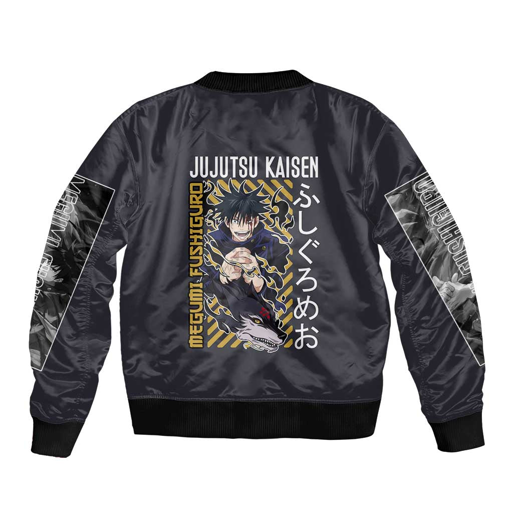 Fushiguro Megumi Jujutsu Kaisen Bomber Jacket Anime Style
