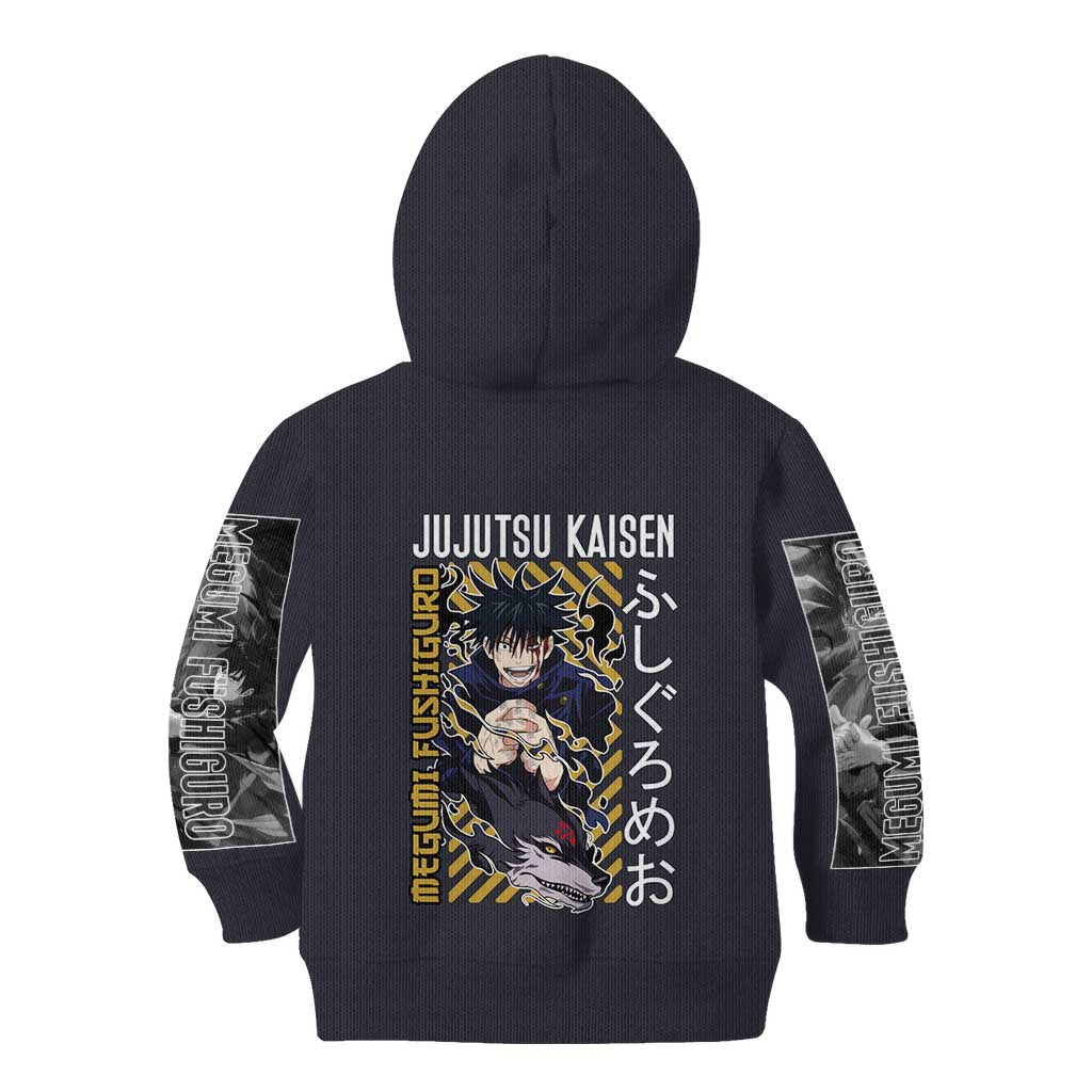 Fushiguro Megumi Jujutsu Kaisen Kid Hoodie Anime Style
