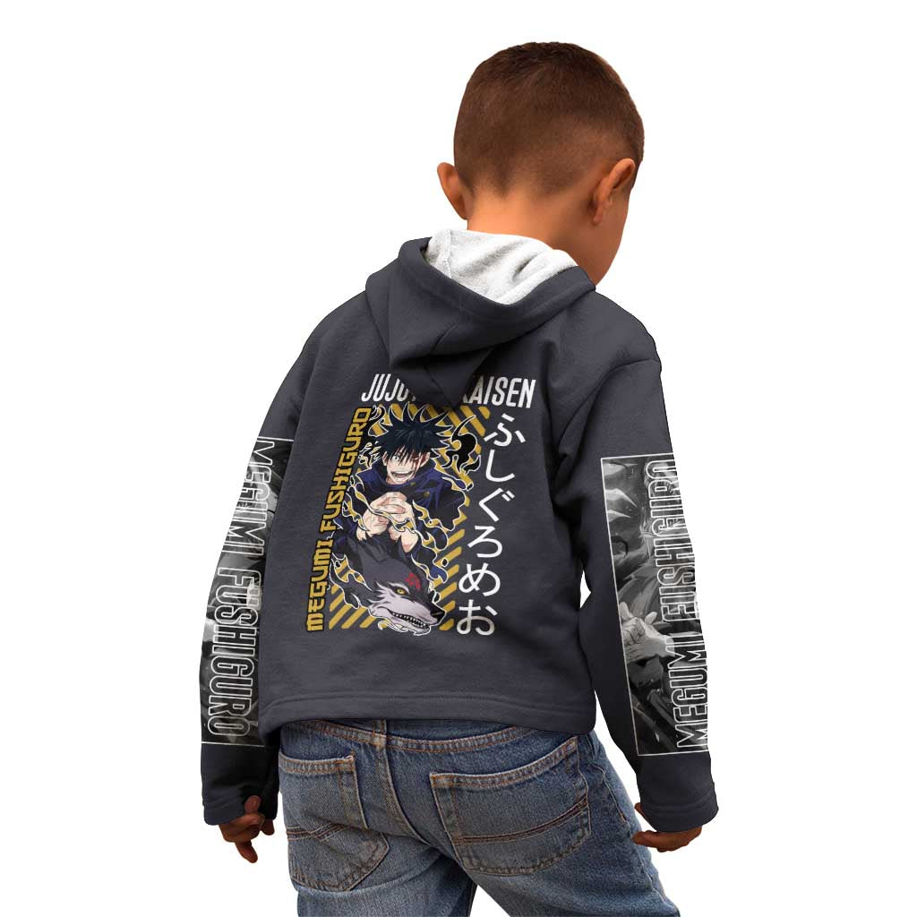 Fushiguro Megumi Jujutsu Kaisen Kid Hoodie Anime Style