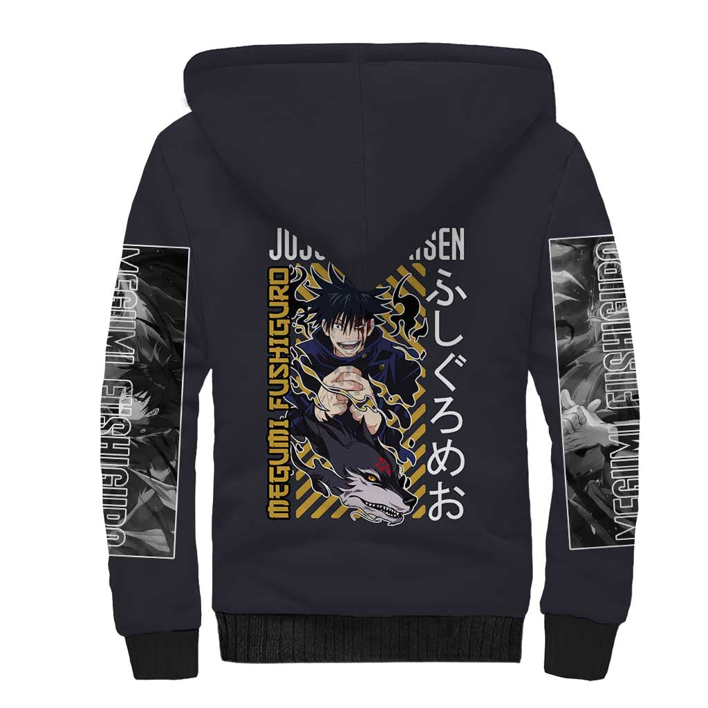 Fushiguro Megumi Jujutsu Kaisen Sherpa Hoodie Anime Style