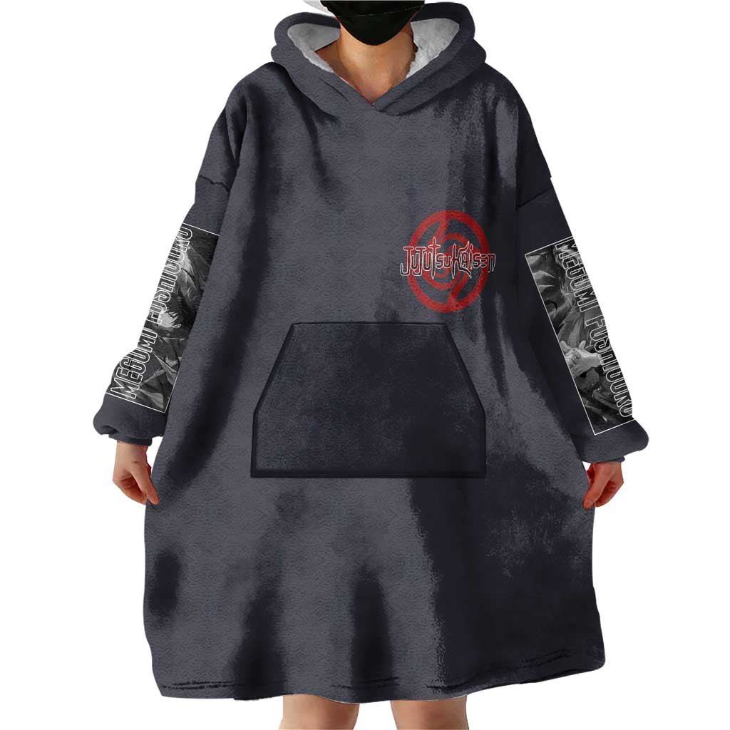 Fushiguro Megumi Jujutsu Kaisen Wearable Blanket Hoodie Anime Style