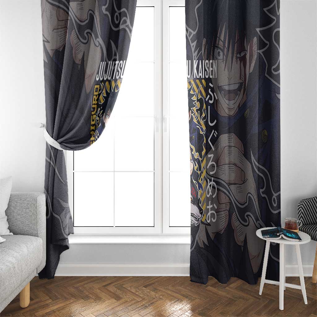 Fushiguro Megumi Jujutsu Kaisen Window Curtain Anime Style