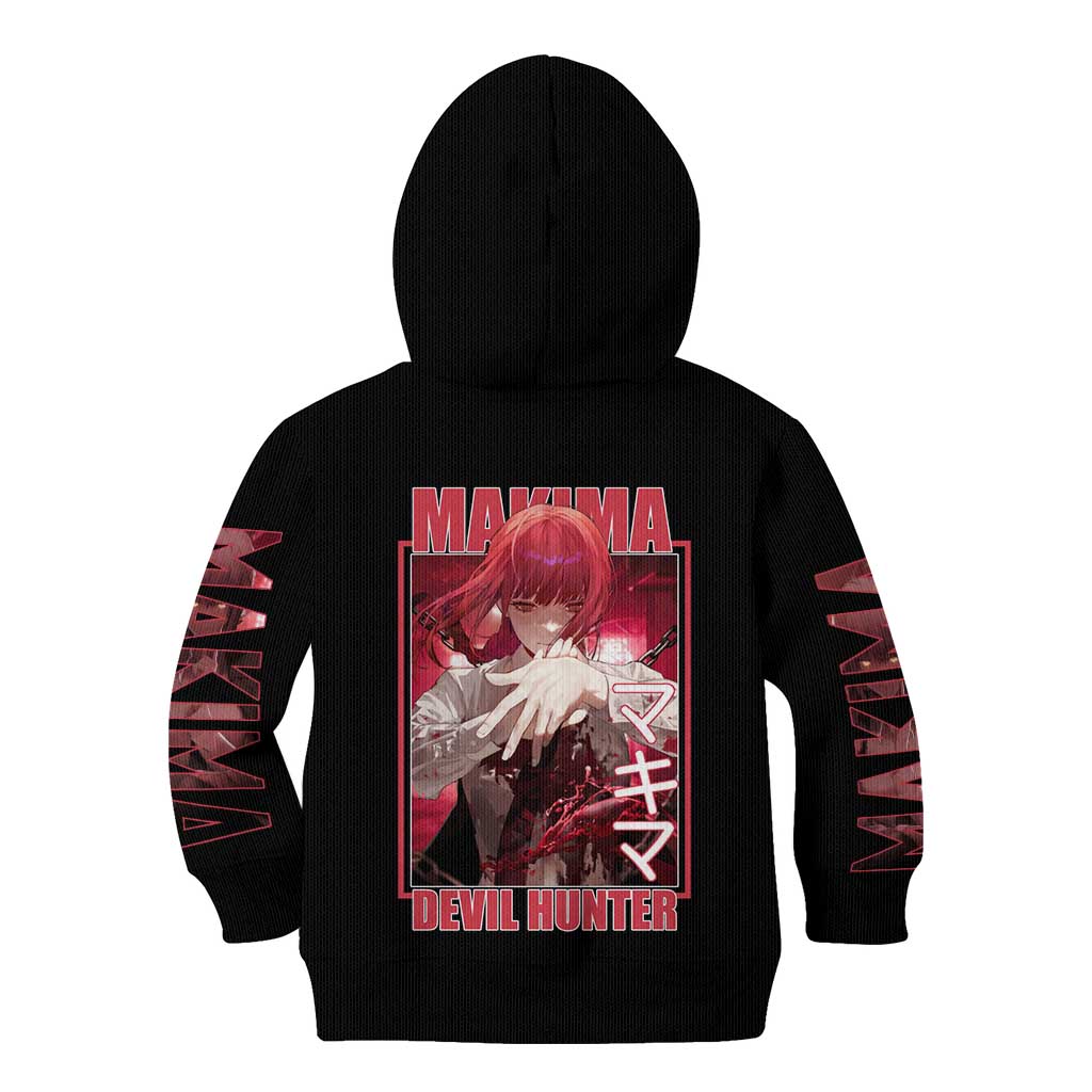 Makima Chainsaw Man Kid Hoodie Anime Style