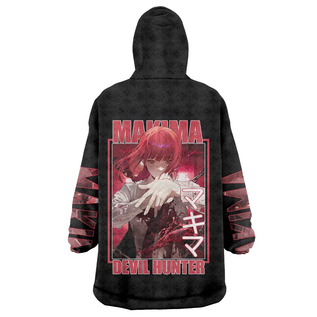 Makima Chainsaw Man Wearable Blanket Hoodie Anime Style