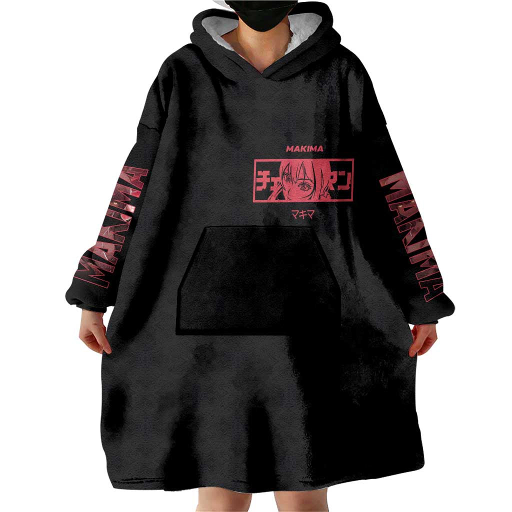 Makima Chainsaw Man Wearable Blanket Hoodie Anime Style