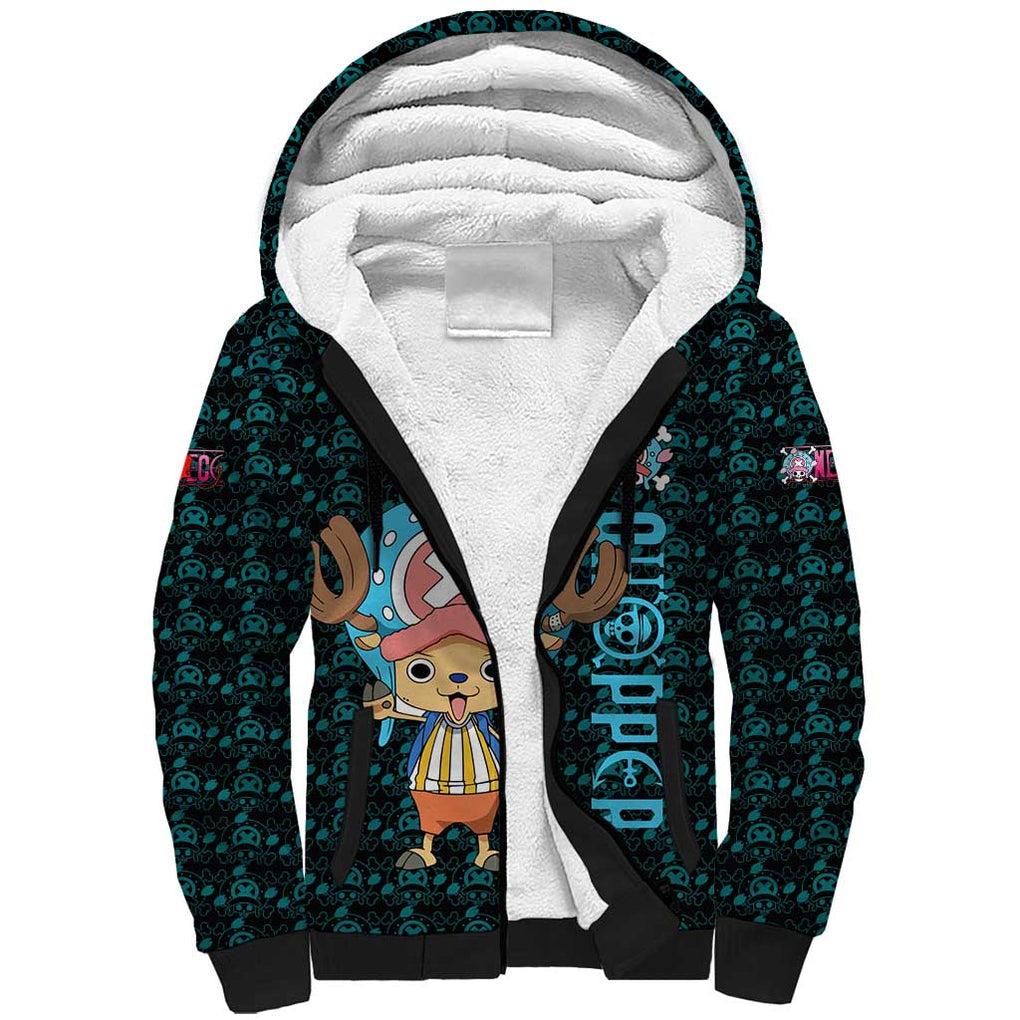 Tony Tony Chopper - Straw Hat Team - One Piece Sherpa Hoodie Anime Style