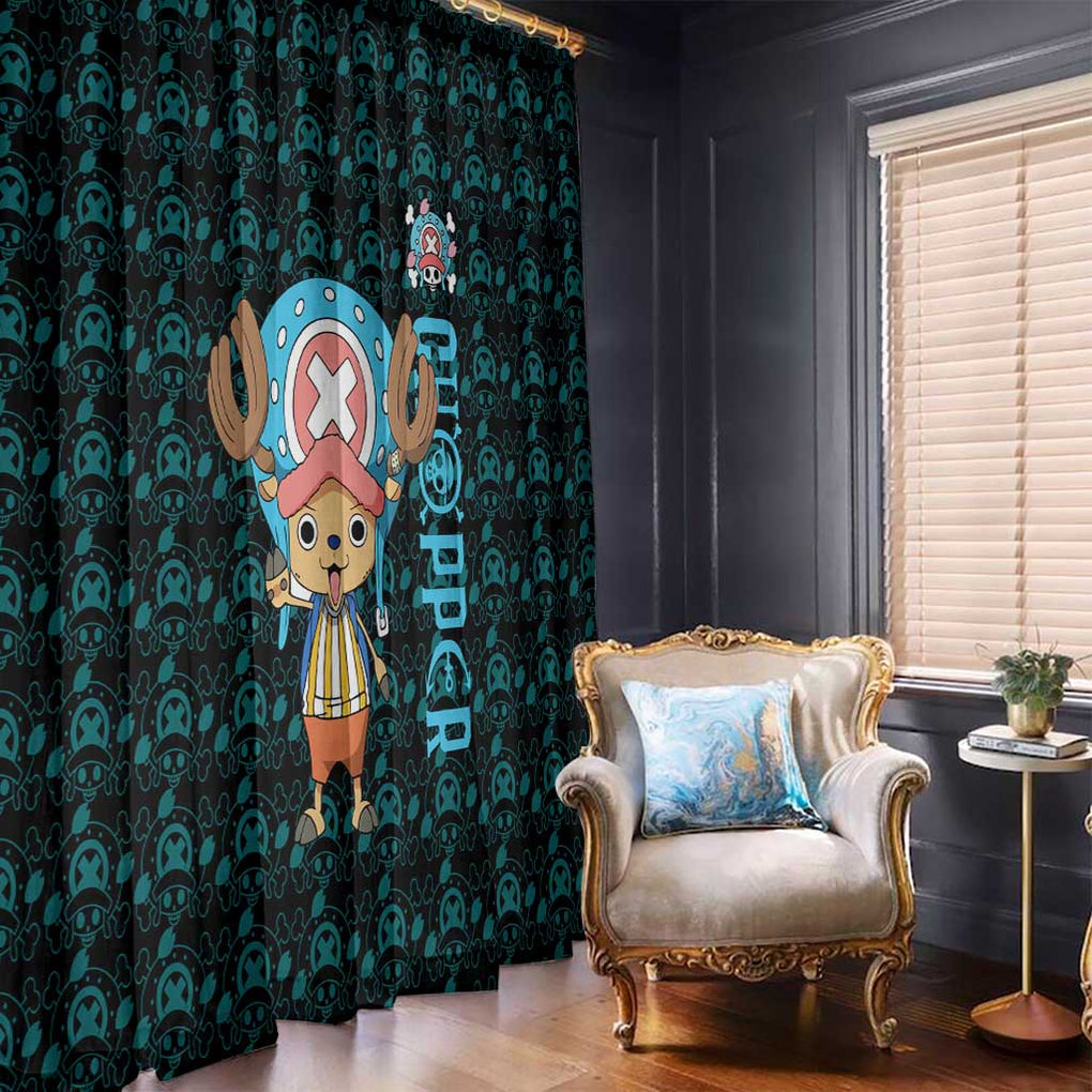 Tony Tony Chopper - Straw Hat Team - One Piece Window Curtain Anime Style