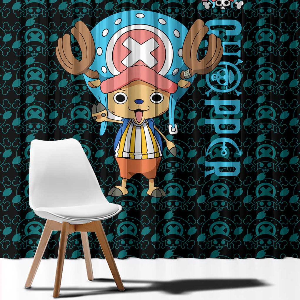 Tony Tony Chopper - Straw Hat Team - One Piece Window Curtain Anime Style
