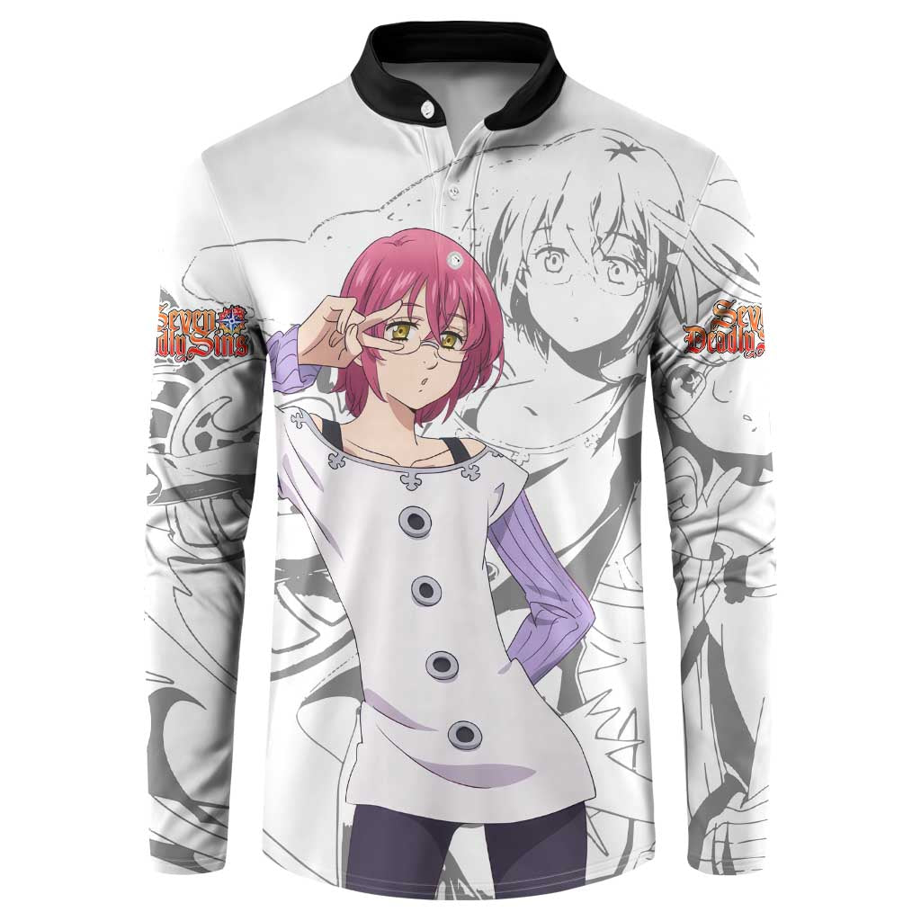 Gowther - Nanatsu no Tazai Button Sweatshirt Anime Mix Manga Style