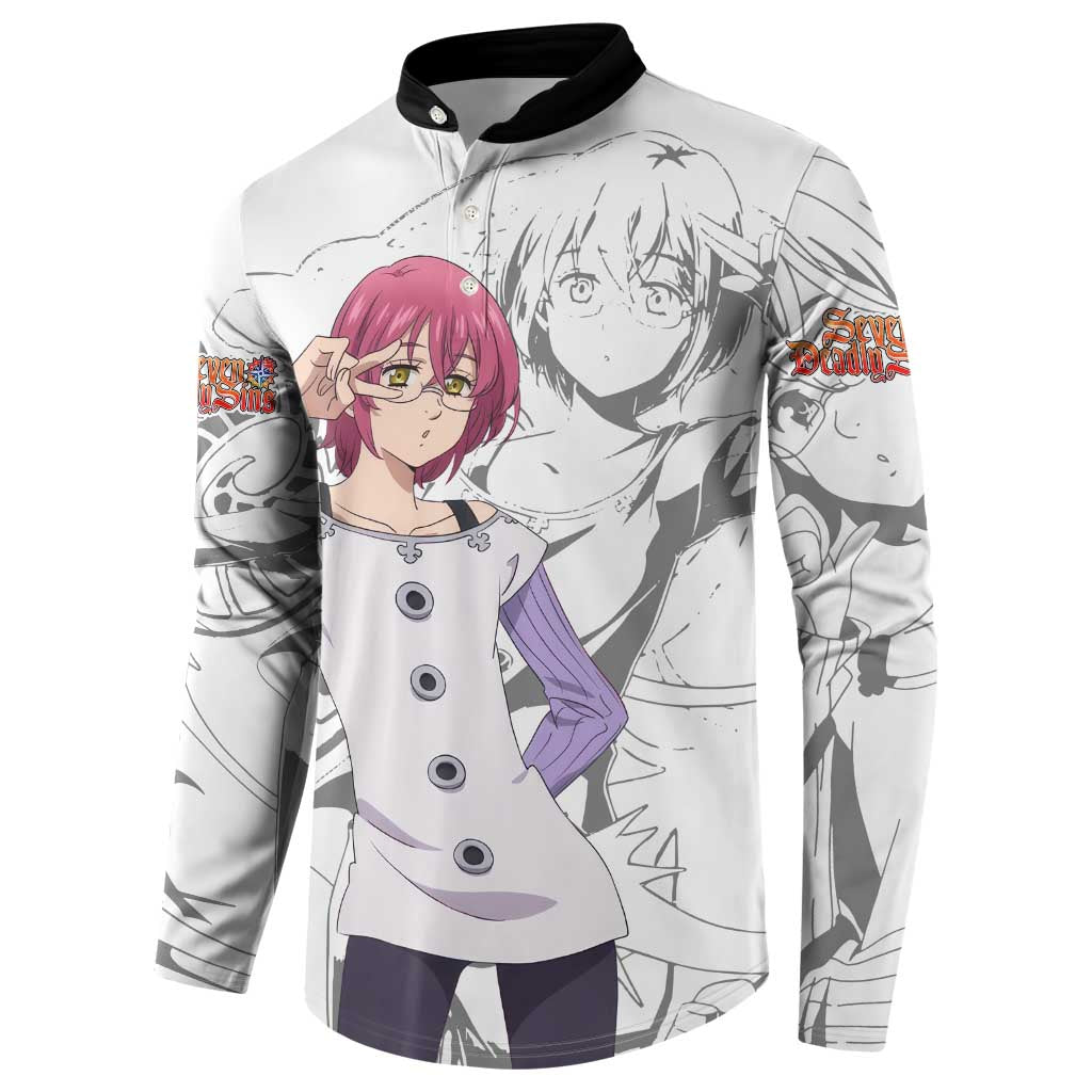 Gowther - Nanatsu no Tazai Button Sweatshirt Anime Mix Manga Style