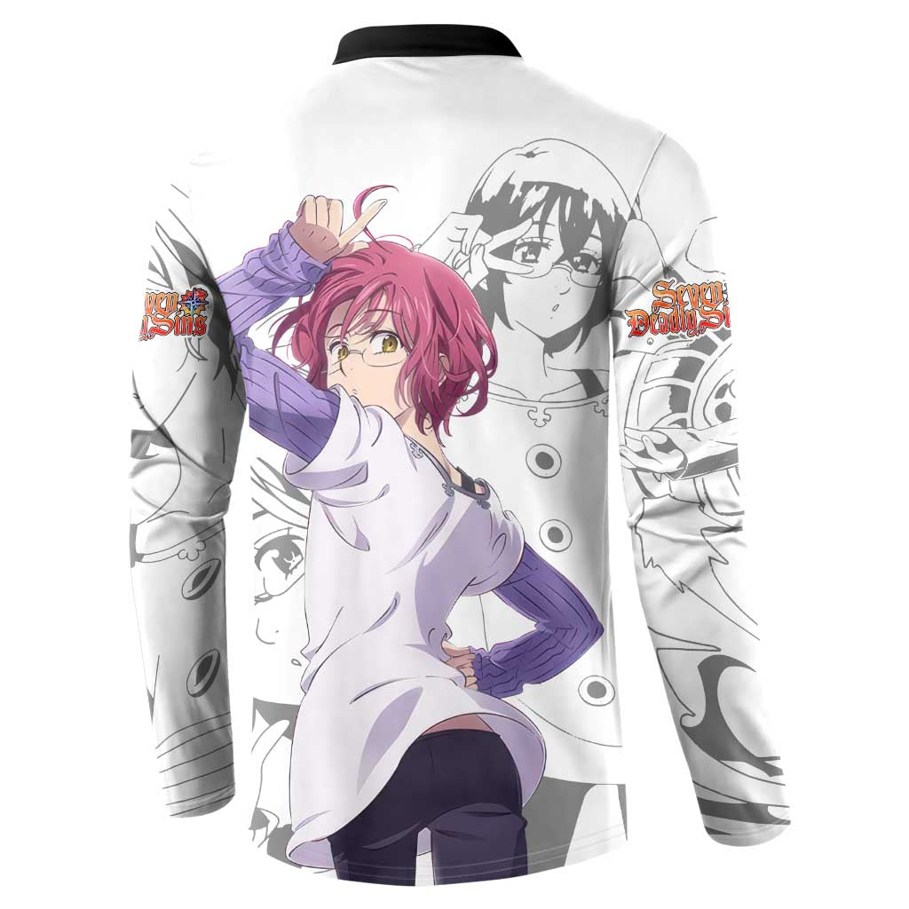 Gowther - Nanatsu no Tazai Button Sweatshirt Anime Mix Manga Style