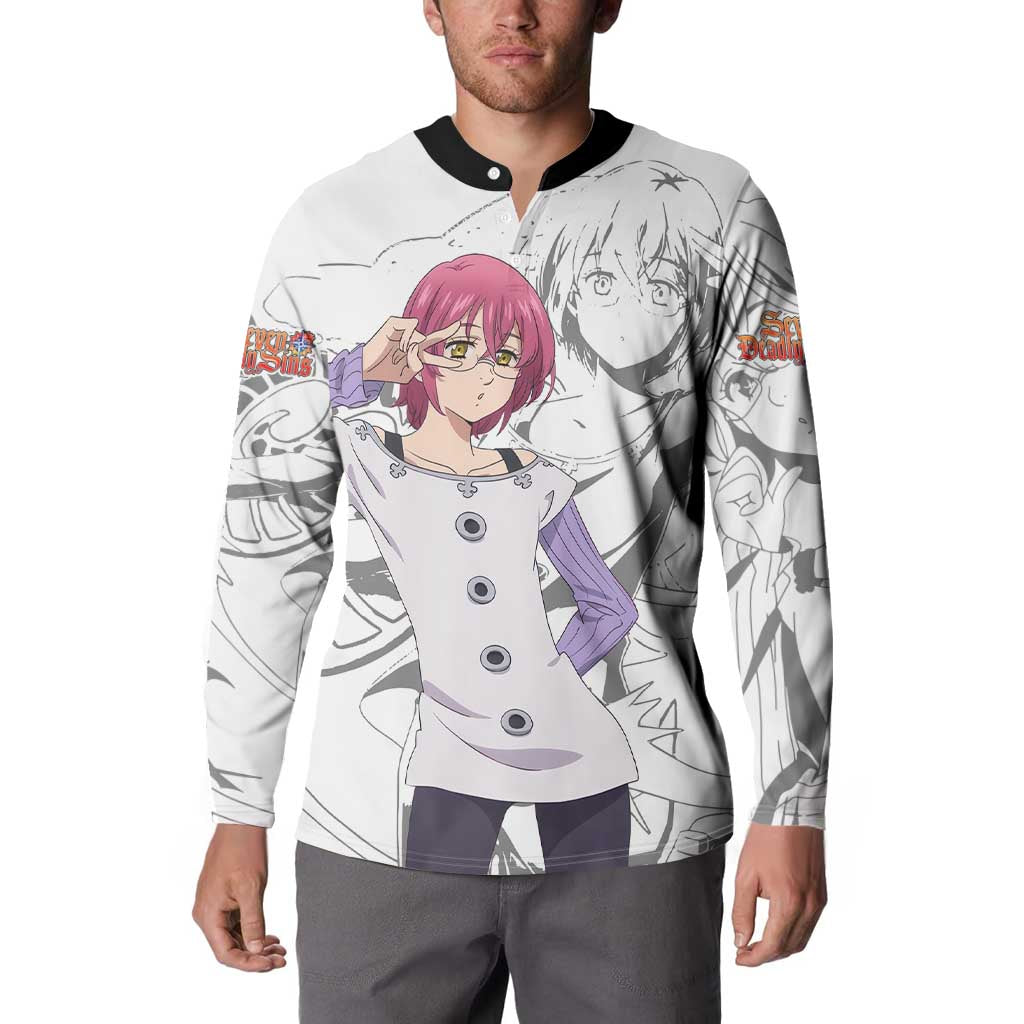 Gowther - Nanatsu no Tazai Button Sweatshirt Anime Mix Manga Style