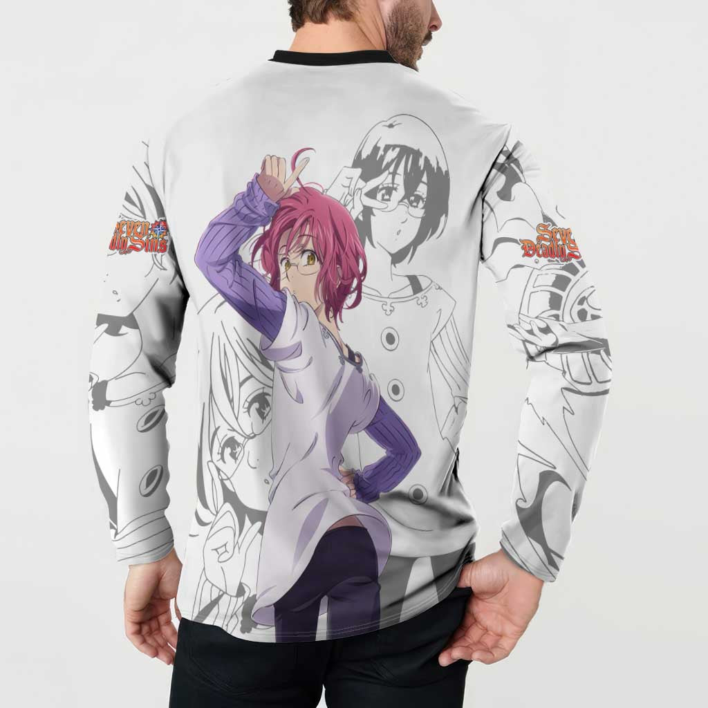 Gowther - Nanatsu no Tazai Button Sweatshirt Anime Mix Manga Style