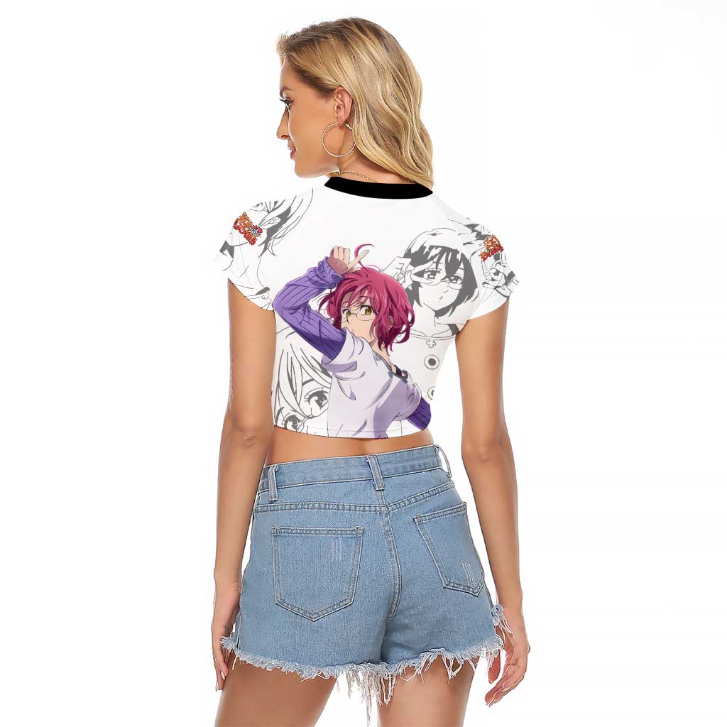 Gowther - Nanatsu no Tazai Raglan Cropped T Shirt Anime Mix Manga Style