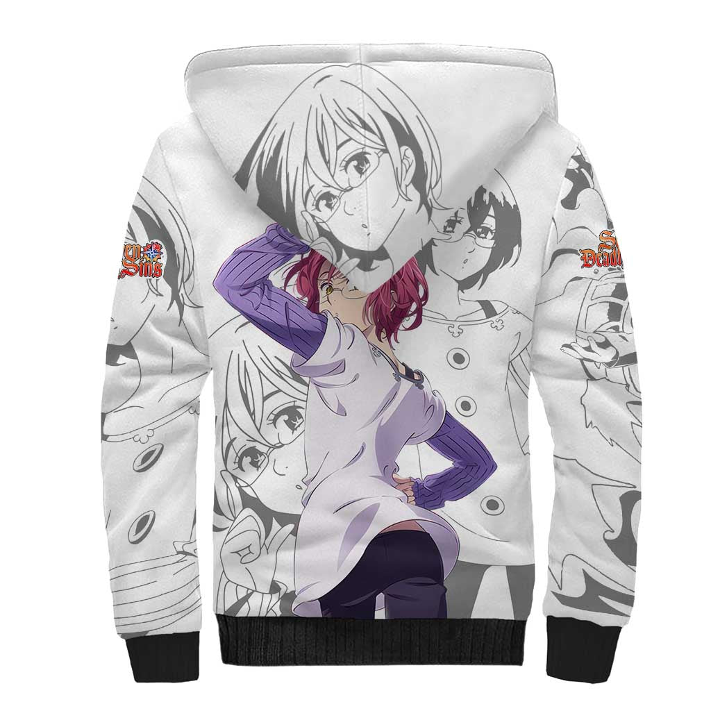 Gowther - Nanatsu no Tazai Sherpa Hoodie Anime Mix Manga Style