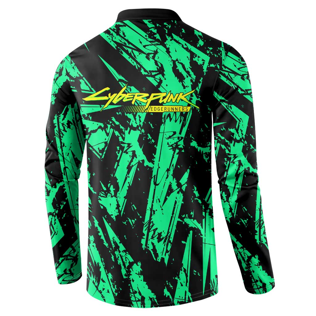Rebecca Cyberpunk Button Sweatshirt Anime Style