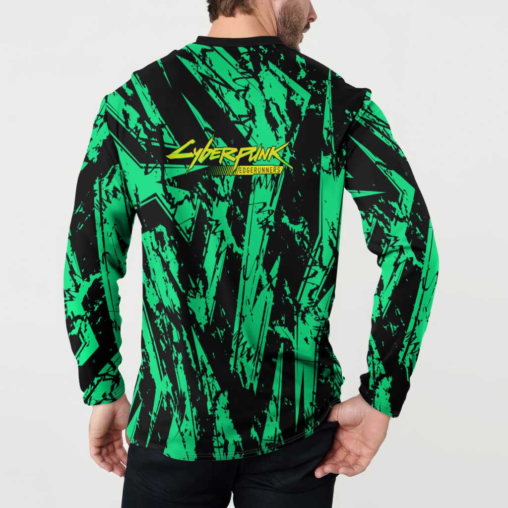 Rebecca Cyberpunk Button Sweatshirt Anime Style