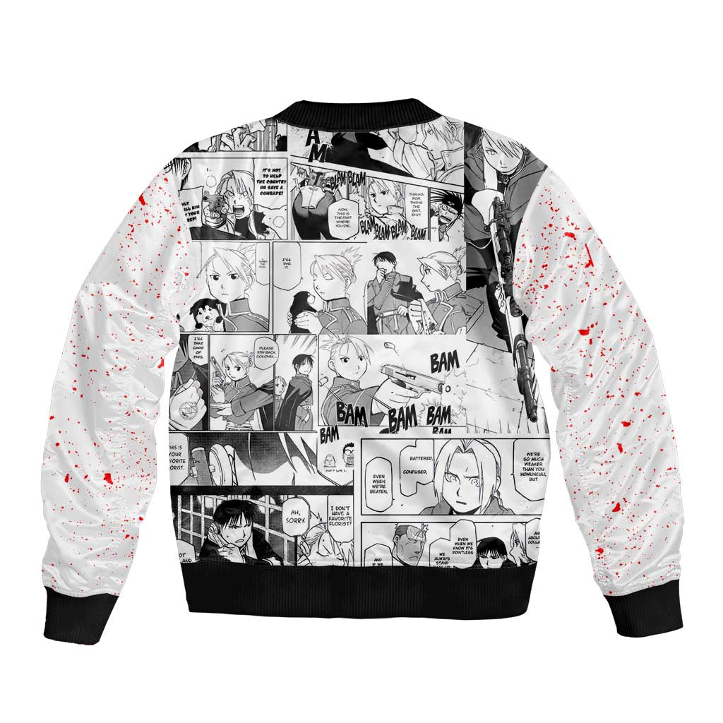 Riza Hawkeye - Fullmetal Alchemist Bomber Jacket Anime Mix Manga Style
