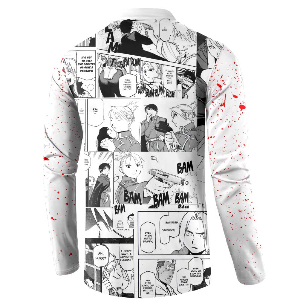 Riza Hawkeye - Fullmetal Alchemist Button Sweatshirt Anime Mix Manga Style