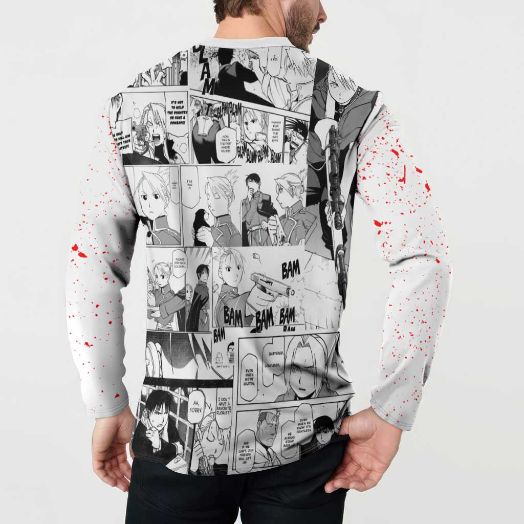 Riza Hawkeye - Fullmetal Alchemist Button Sweatshirt Anime Mix Manga Style