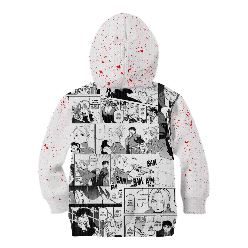 Riza Hawkeye - Fullmetal Alchemist Kid Hoodie Anime Mix Manga Style