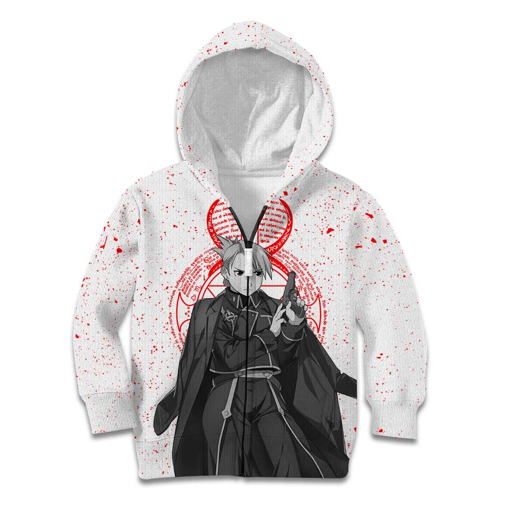 Riza Hawkeye - Fullmetal Alchemist Kid Hoodie Anime Mix Manga Style