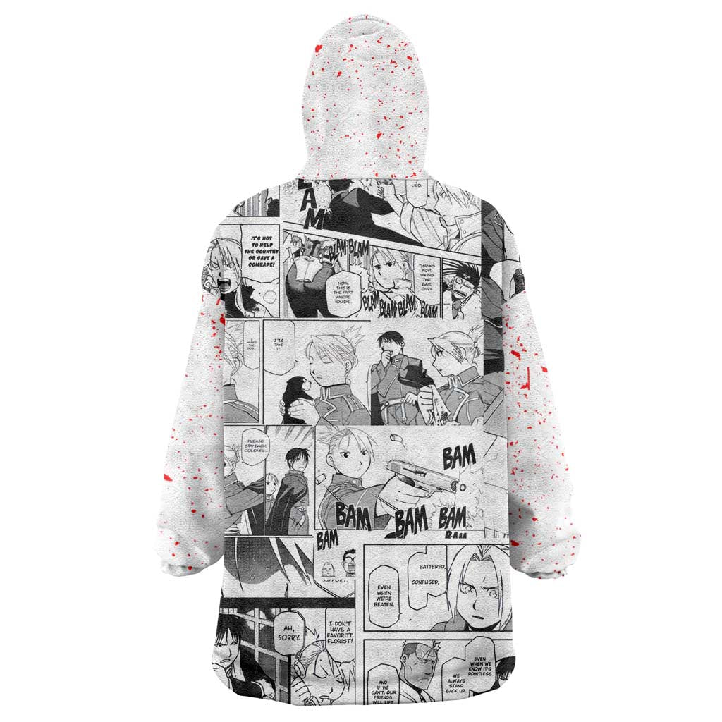 Riza Hawkeye - Fullmetal Alchemist Wearable Blanket Hoodie Anime Mix Manga Style