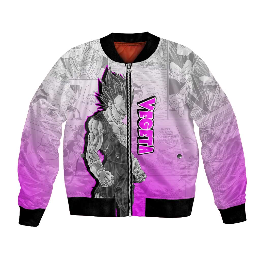 Vegeta - Dragonball Bomber Jacket Anime Mix Manga Style