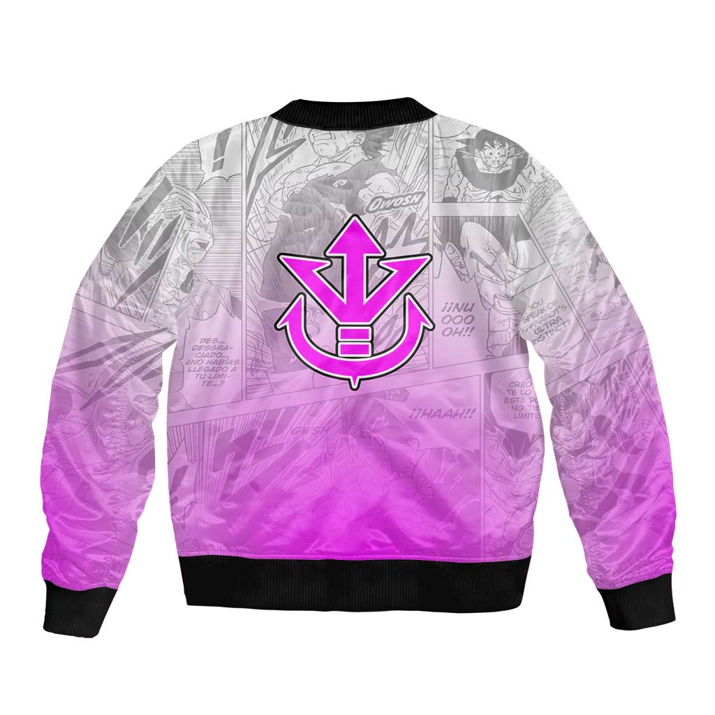Vegeta - Dragonball Bomber Jacket Anime Mix Manga Style