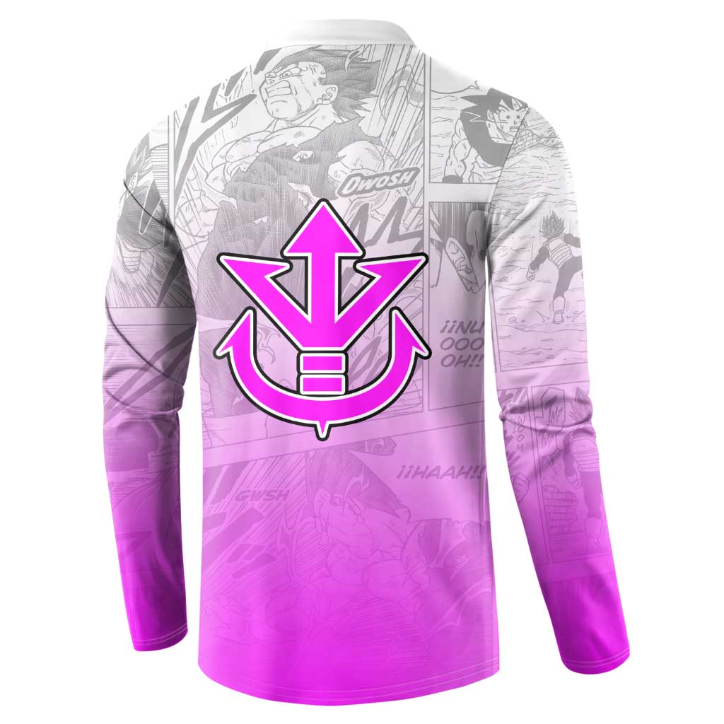 Vegeta - Dragonball Button Sweatshirt Anime Mix Manga Style