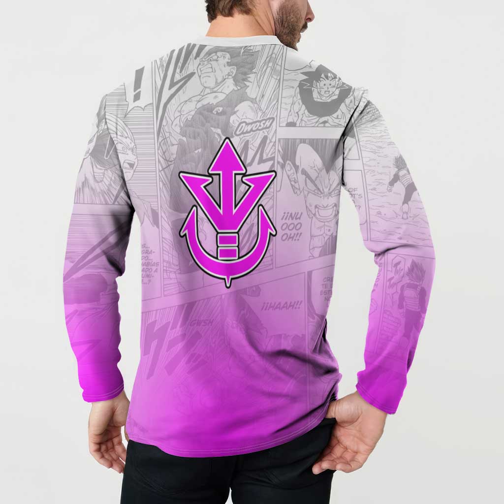 Vegeta - Dragonball Button Sweatshirt Anime Mix Manga Style