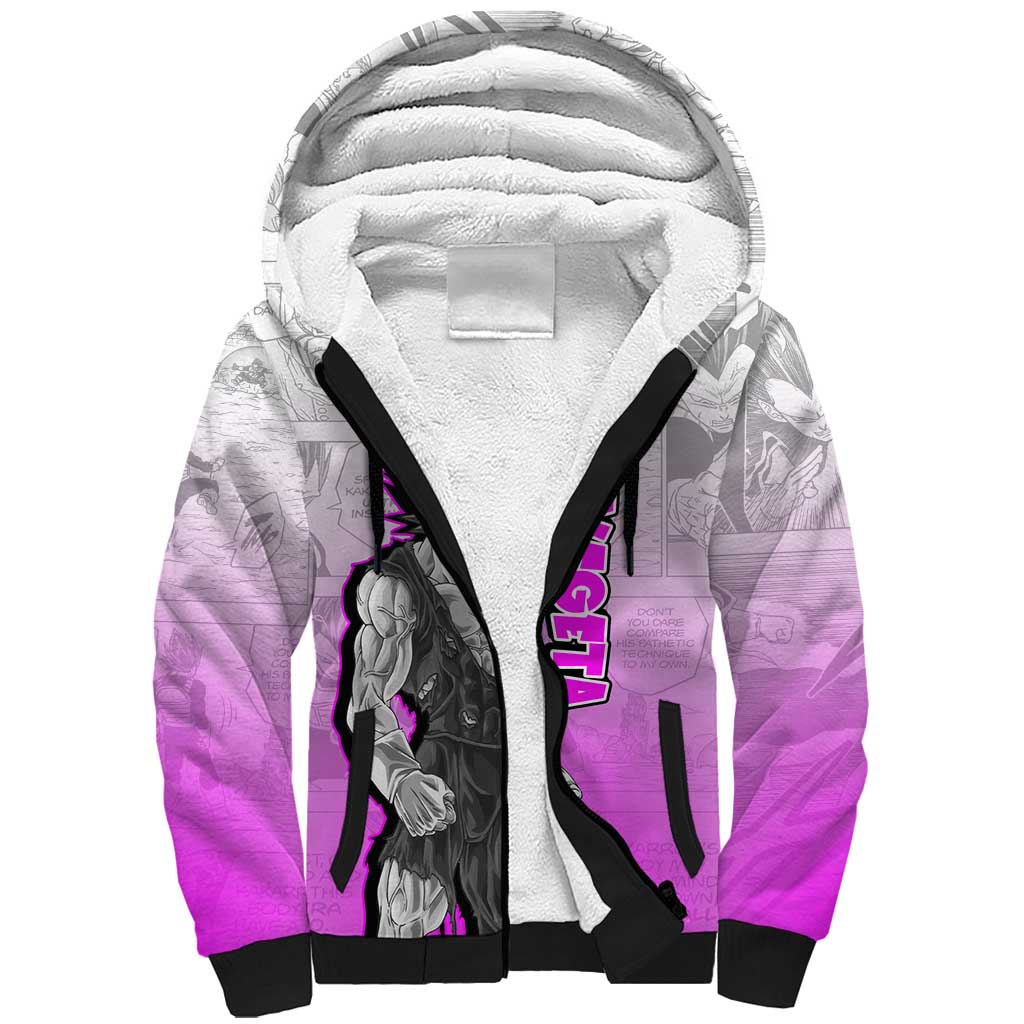Vegeta - Dragonball Sherpa Hoodie Anime Mix Manga Style