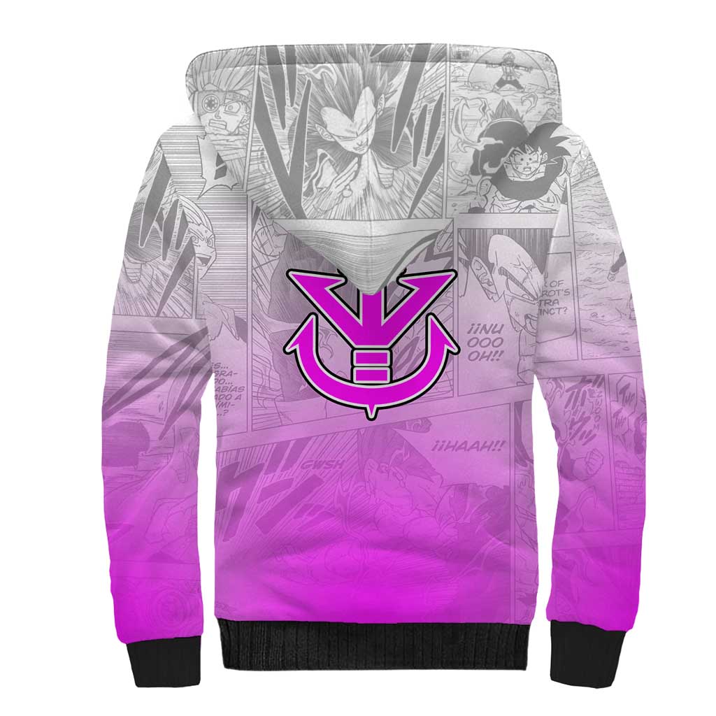 Vegeta - Dragonball Sherpa Hoodie Anime Mix Manga Style
