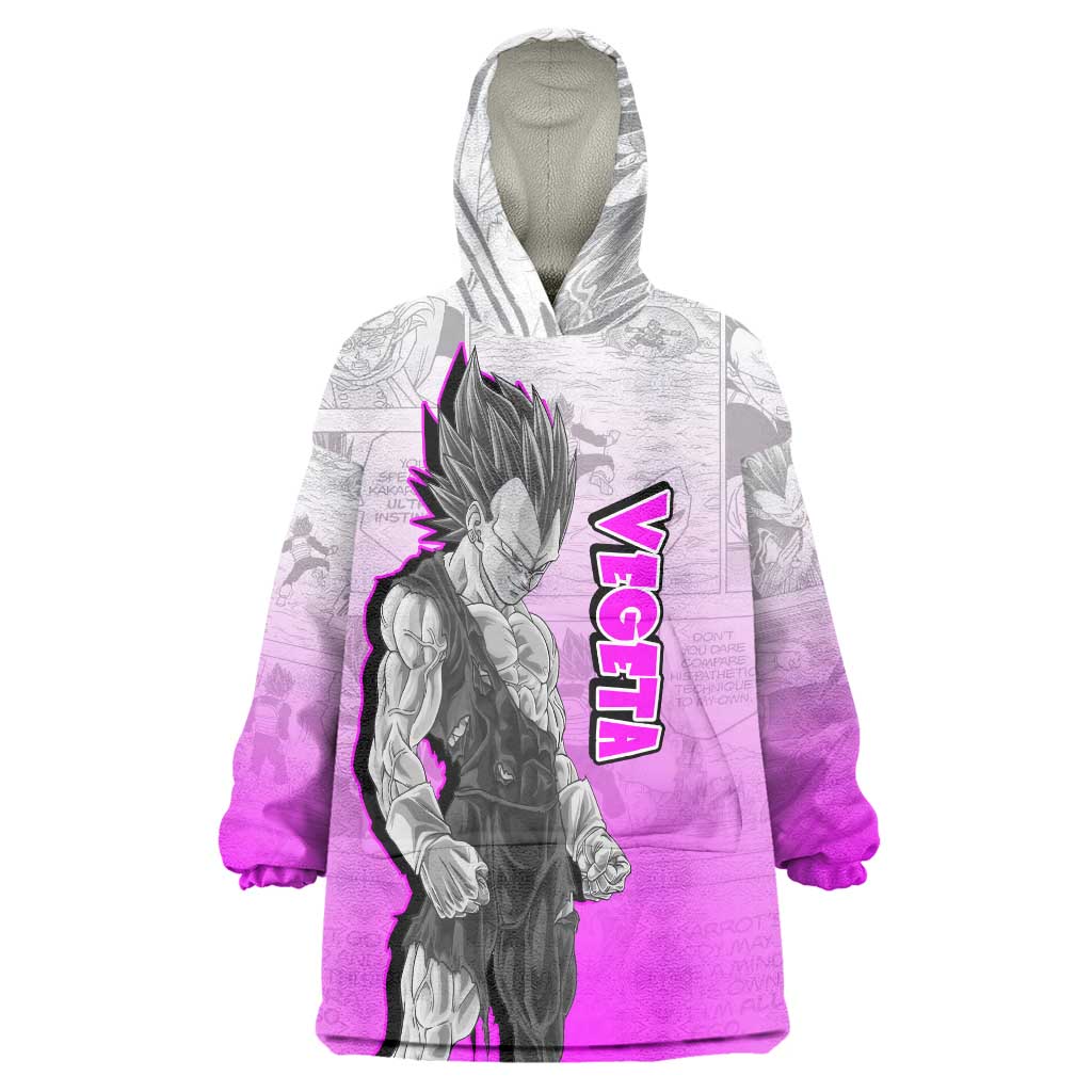Vegeta - Dragonball Wearable Blanket Hoodie Anime Mix Manga Style