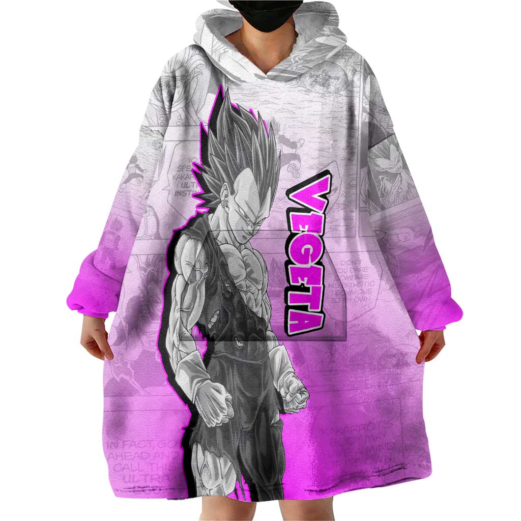 Vegeta - Dragonball Wearable Blanket Hoodie Anime Mix Manga Style