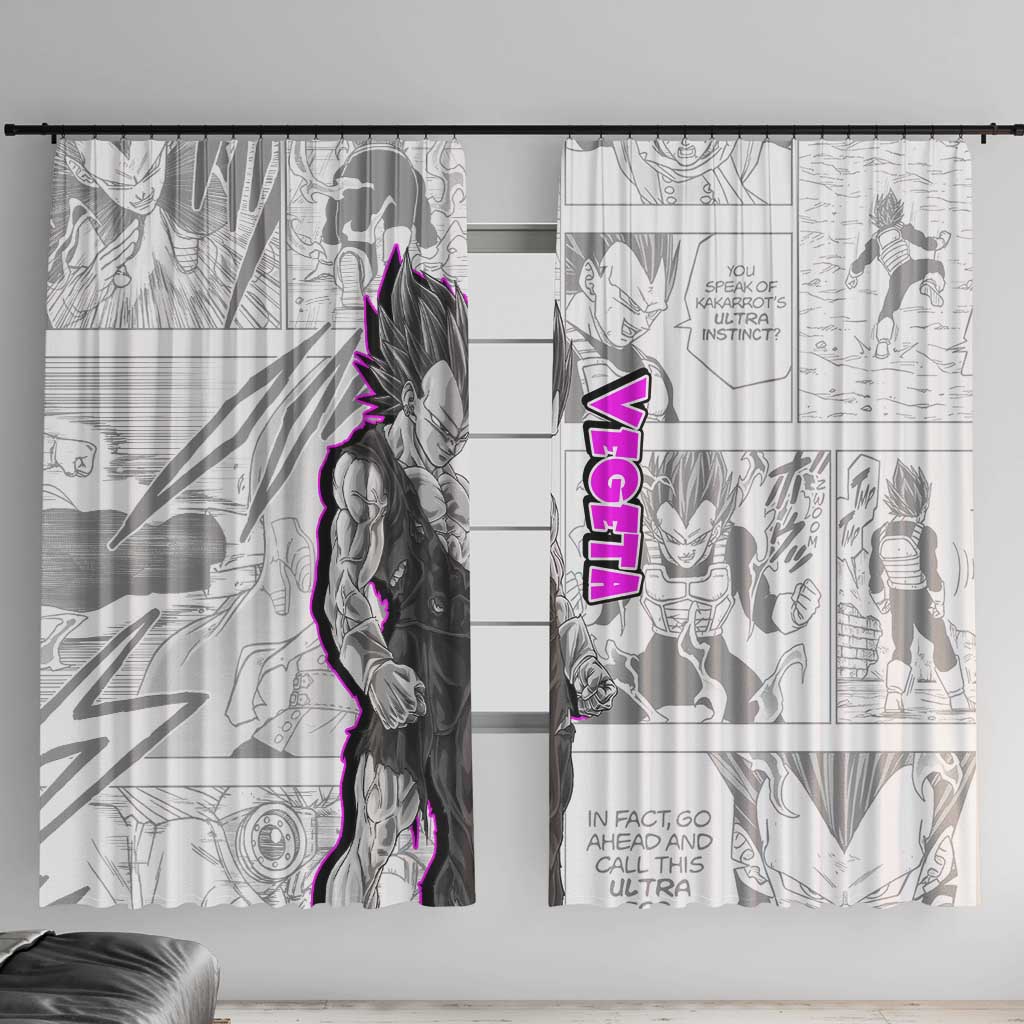 Vegeta - Dragonball Window Curtain Anime Mix Manga Style