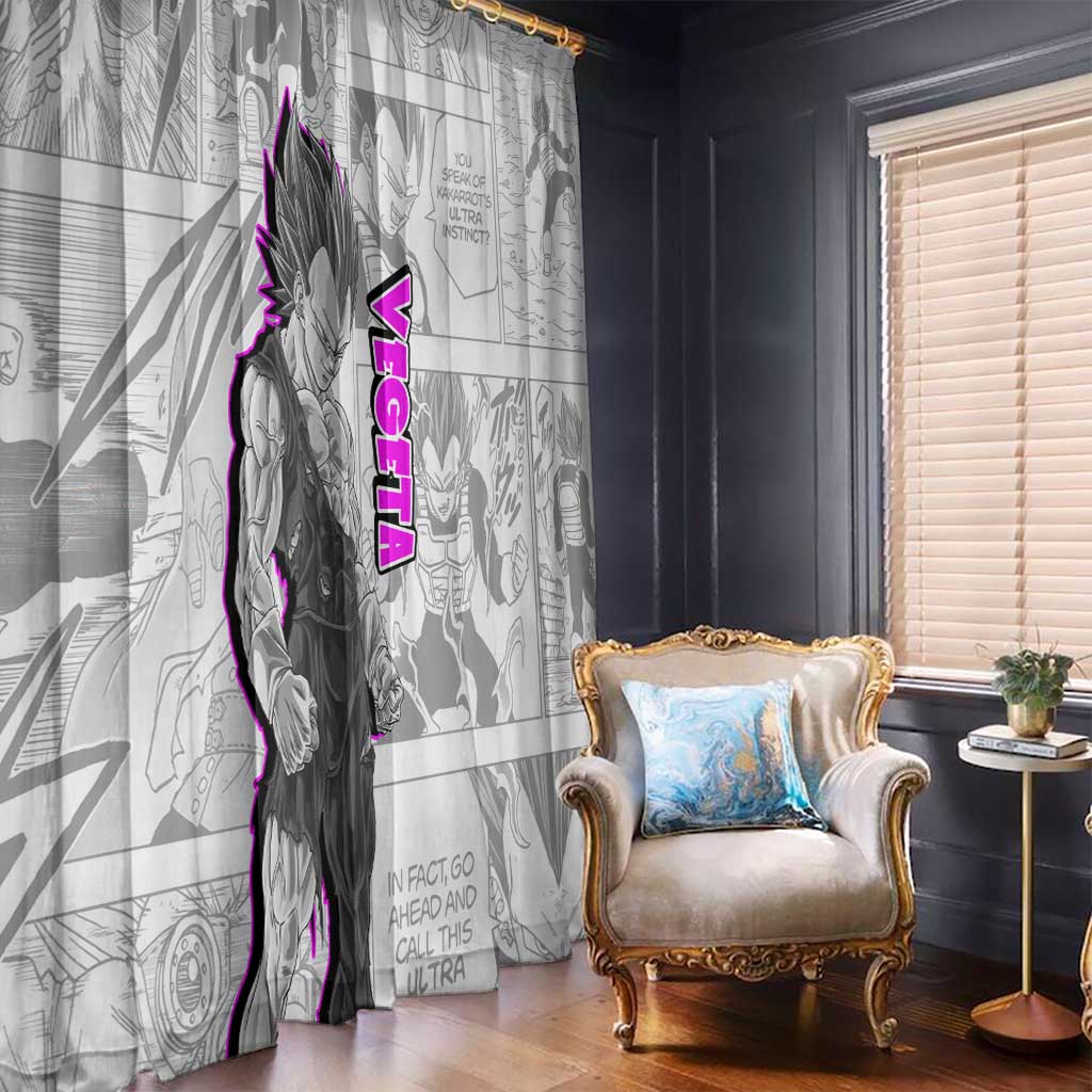 Vegeta - Dragonball Window Curtain Anime Mix Manga Style