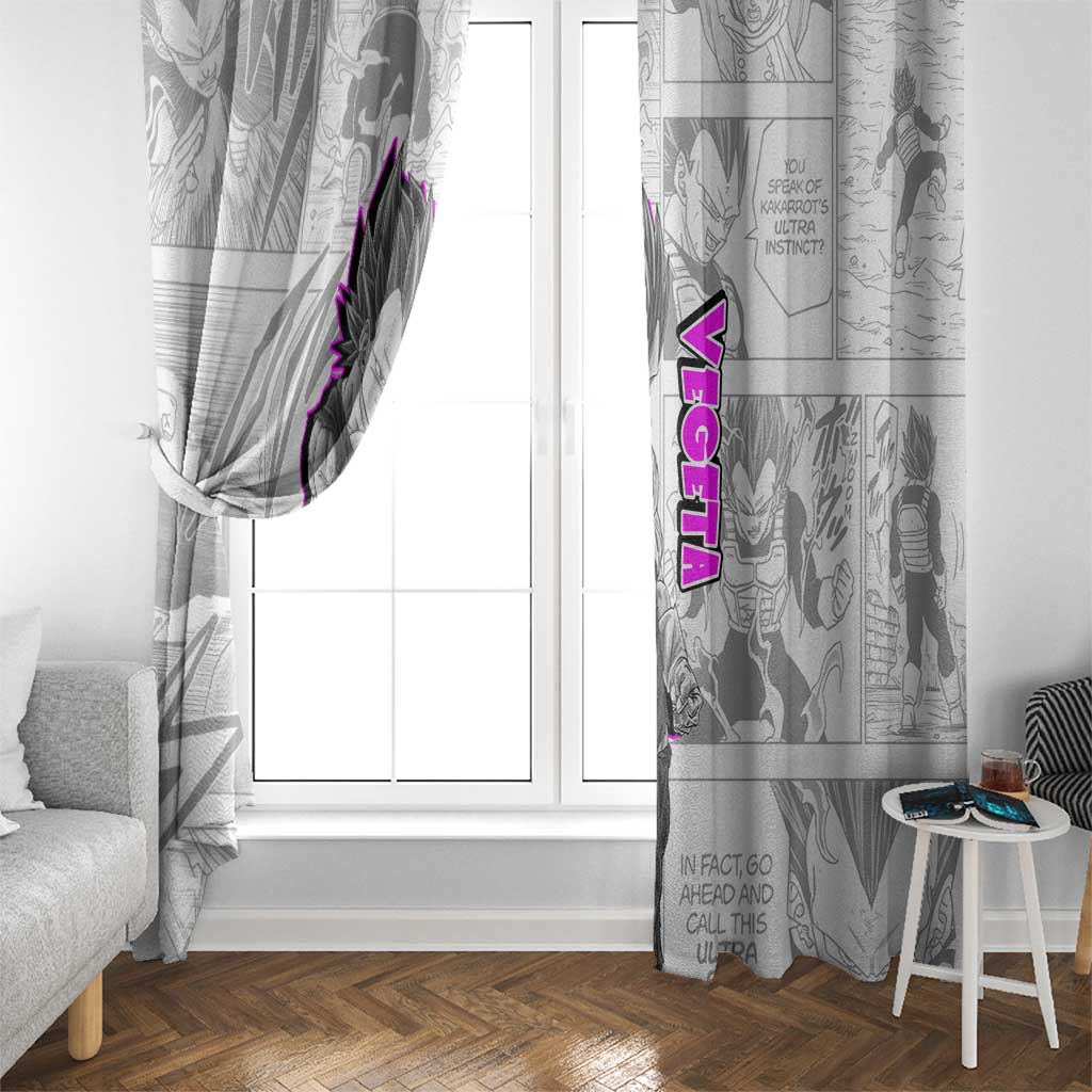 Vegeta - Dragonball Window Curtain Anime Mix Manga Style