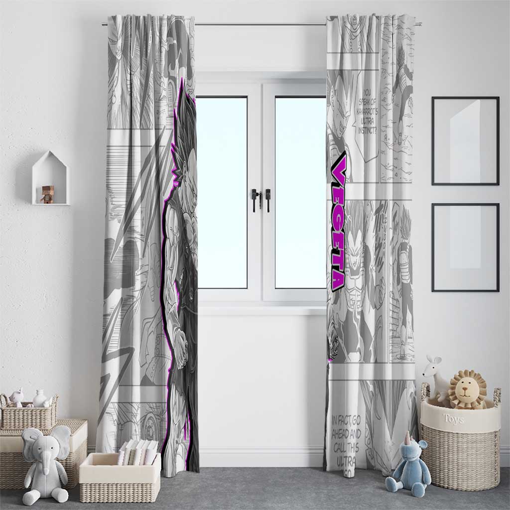 Vegeta - Dragonball Window Curtain Anime Mix Manga Style