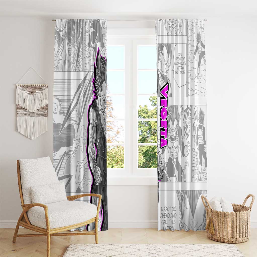 Vegeta - Dragonball Window Curtain Anime Mix Manga Style