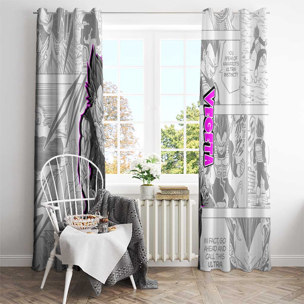 Vegeta - Dragonball Window Curtain Anime Mix Manga Style